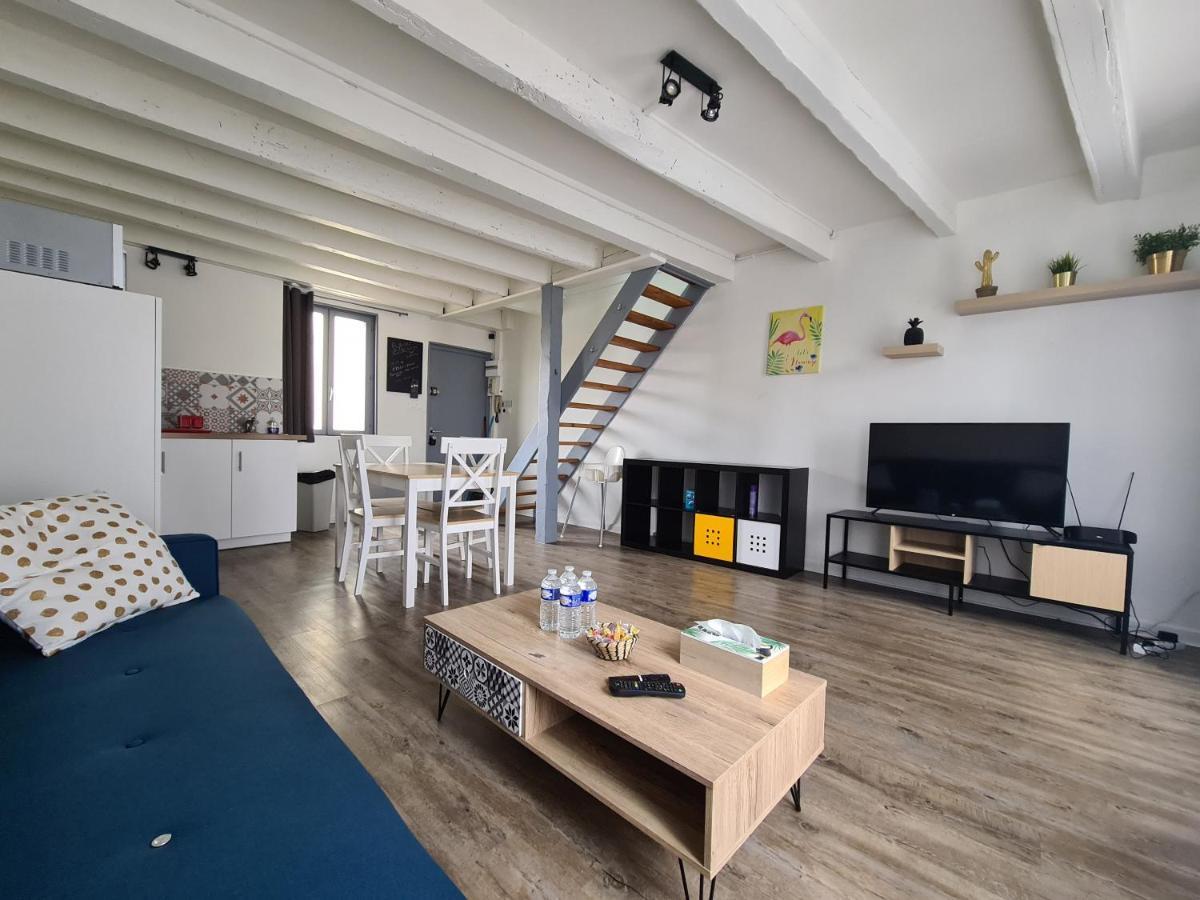 Les Cosy De Nancy - Le Duplex Aux Flammants Roses - 4Etoiles Διαμέρισμα Εξωτερικό φωτογραφία